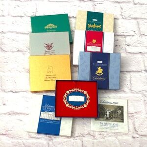 White House 7 Ornament Collection New In Box 1997-2003